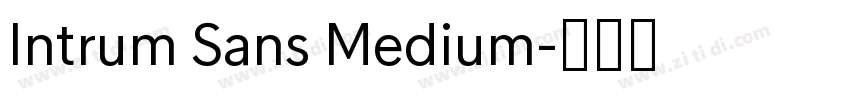 Intrum Sans Medium字体转换 Intrum Sans Medium字体转换